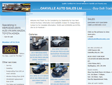 Tablet Screenshot of oakvilleautosales.com